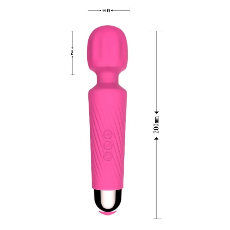 Frowzer Massage Vibes Pink 20 Mod Usb Şarjlı Masaj Vibratör