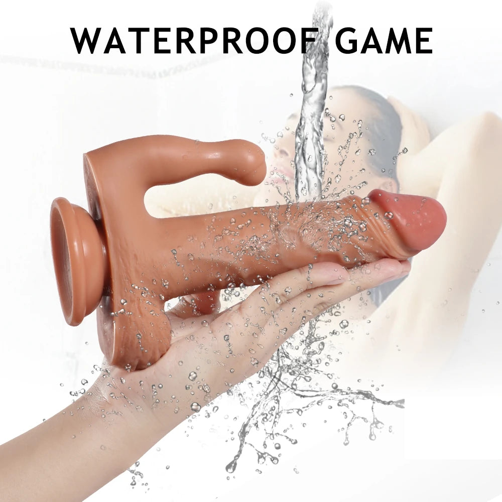 Shequ Dildo Series Brody 21.5 Cm Titreşimli Realistik Penis