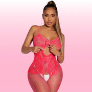 Erox She Fantasy Wear Fileli Detaylı Seksi Vücut Çorabı