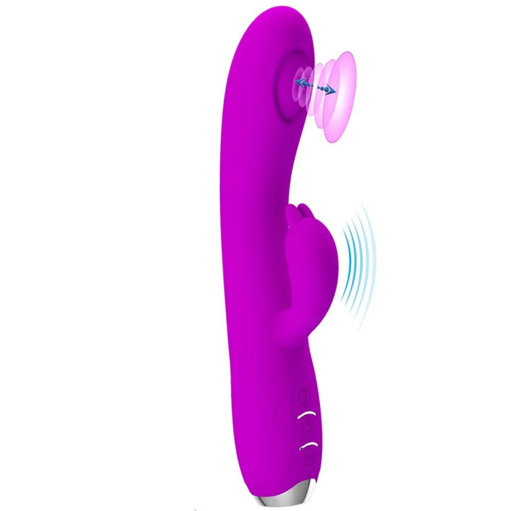 Pretty Love Regina Purple Nabız Darbeli ve İtici Güç Rabbit Vibratör