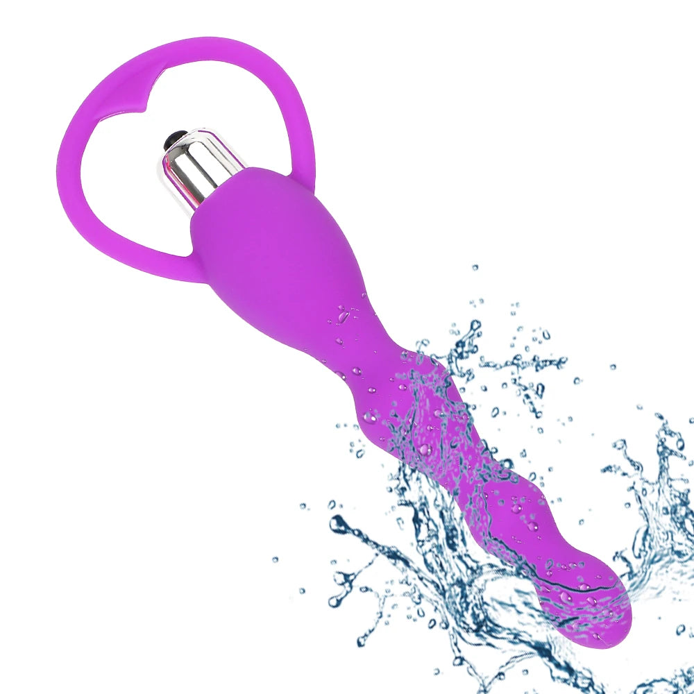 Frowzer Anal Fantasy Boğumlu 10 Mod Titreşimli Anal Vibratör-Purple