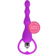 Frowzer Anal Fantasy Boğumlu 10 Mod Titreşimli Anal Vibratör-Purple