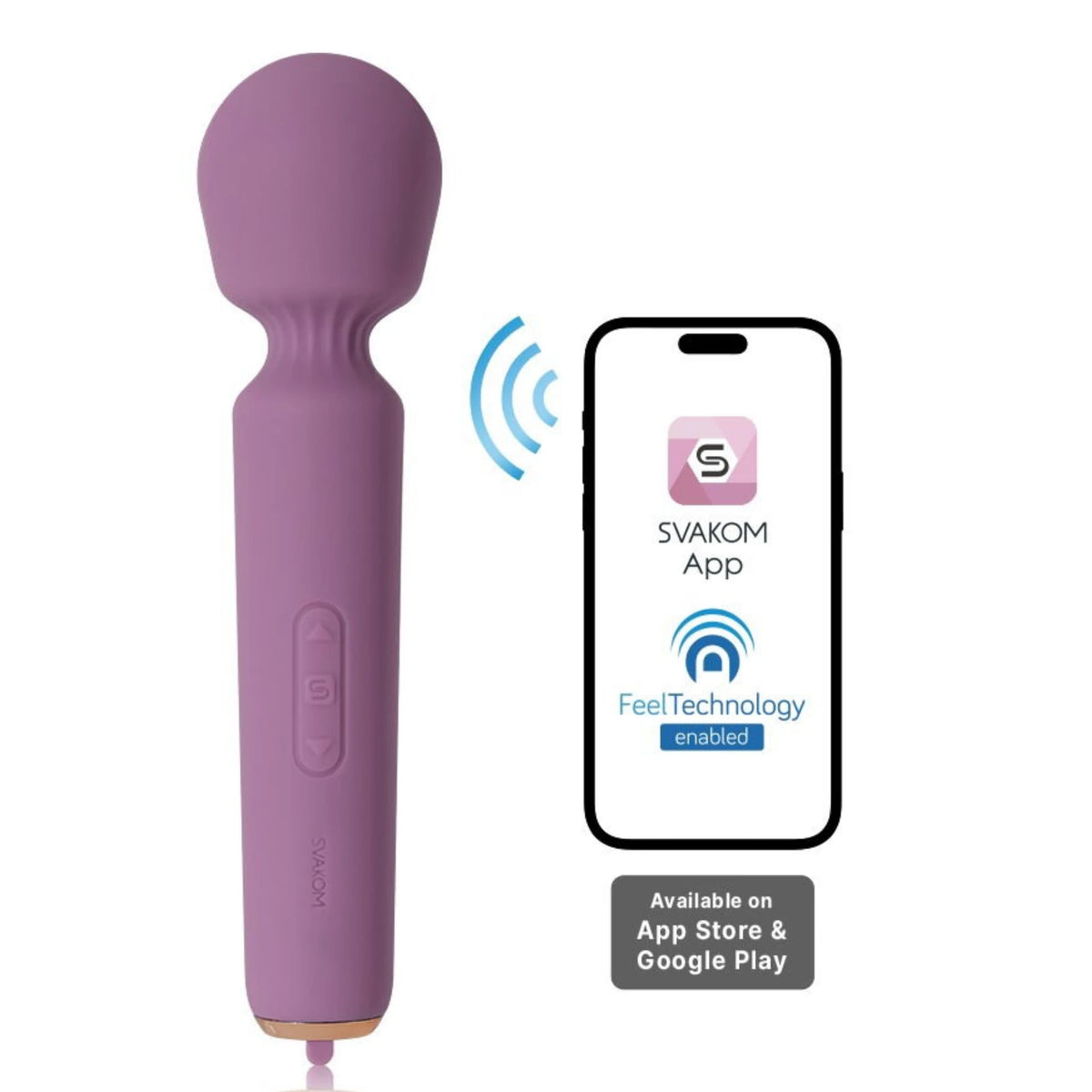 Svakom Mini Emma Neo Telefon Kontrollü Mini Wand Vibratör