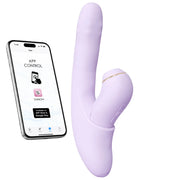 Svakom DuoGlow Hareketli ve Isıtmalı Uygulama Kontrollü Rabbit Vibratör