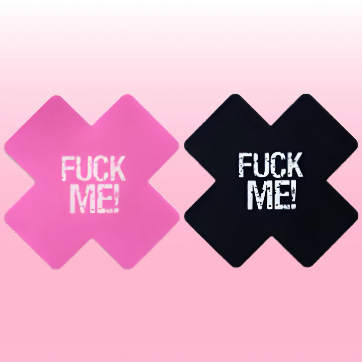Lovetoy Fuck Me Cross Pattern Nipple Pasties Göğüs Ucu Bandı 2 Çift