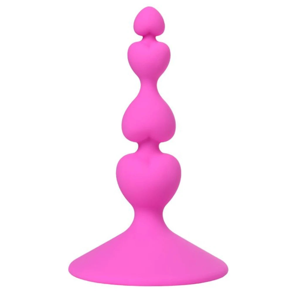 The Anal Fantasy Loverty Ribbed Sabitlenebilir Silikon Anal Plug