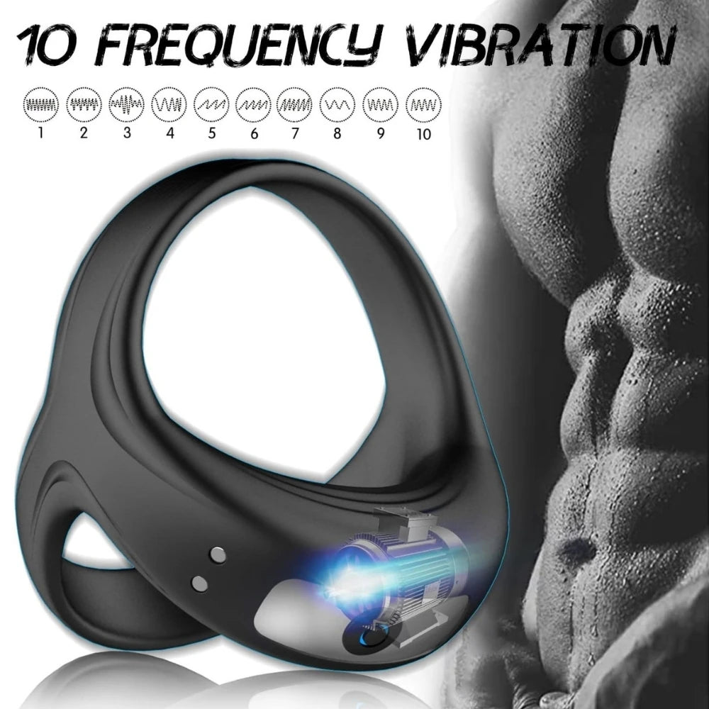 Frowzer Sam Cock Ring 10 Modlu Şarjlı Penis Halkası