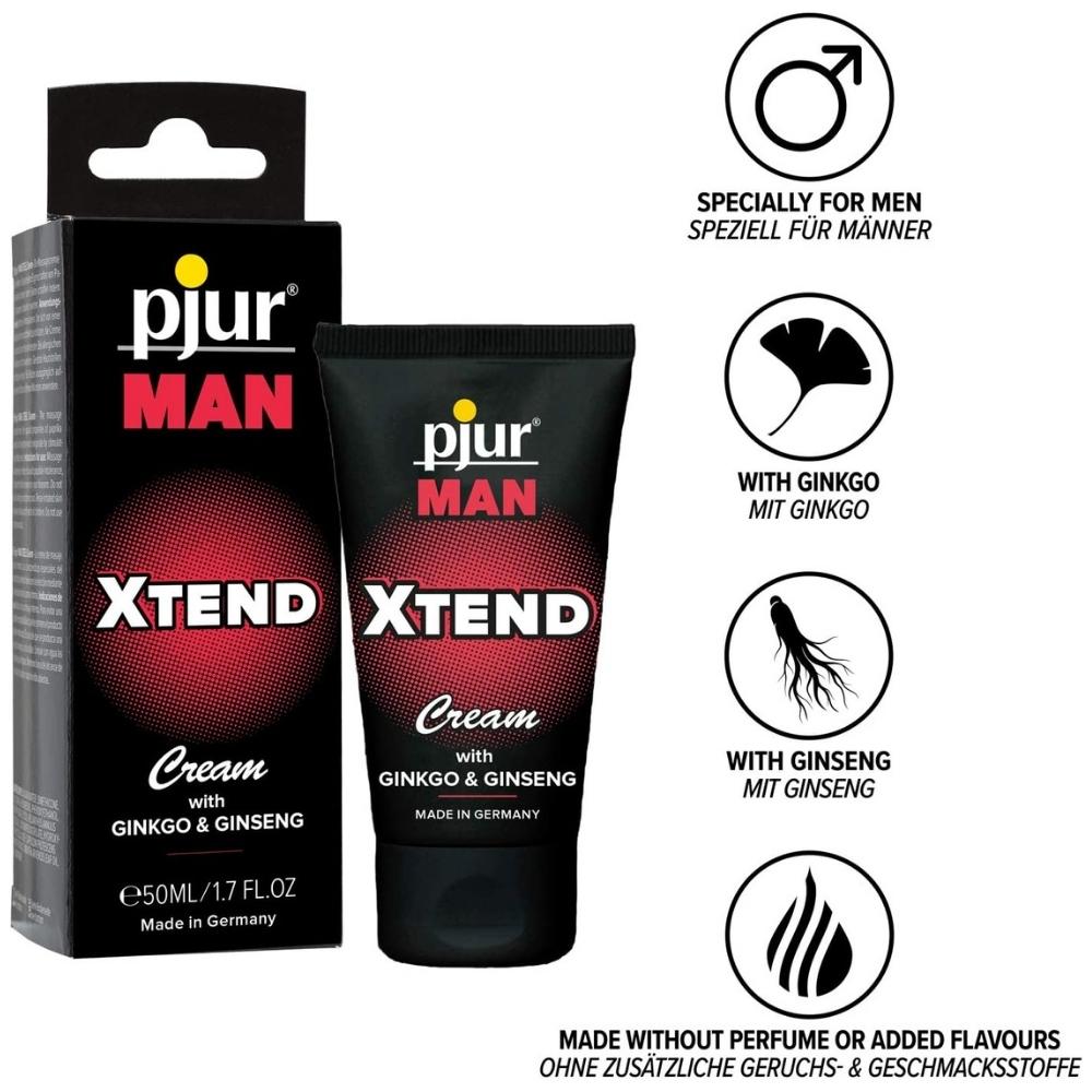 Pjur Man Xtend Ginko Ginseng Cream Besleyici Krem 50 Ml.