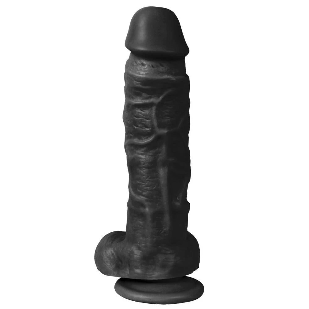 Xise Jihad King 27 cm Belden Bağlamalı Realistik Zenci Penis