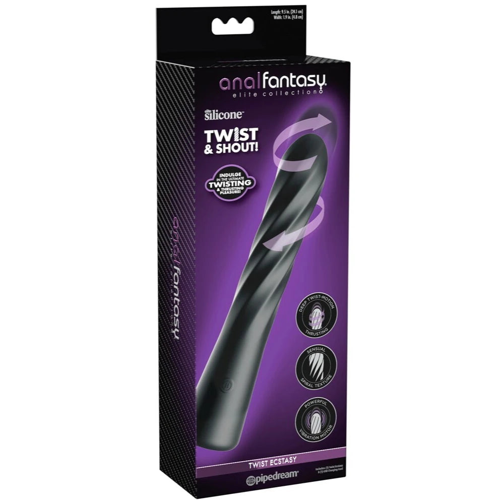 Pipedream Elite Anal Fantasy Collection Twist Ecstasy Hareketli Anal Vibratör