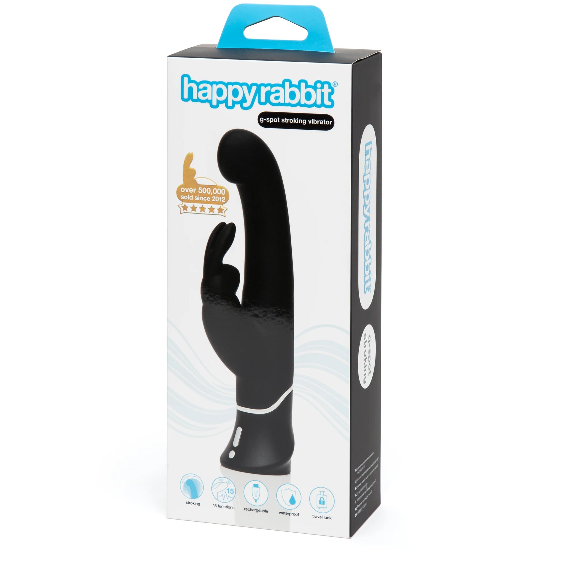 Happy Rabbit G-Stimulant Stroker Rabbit Vibratör-Black