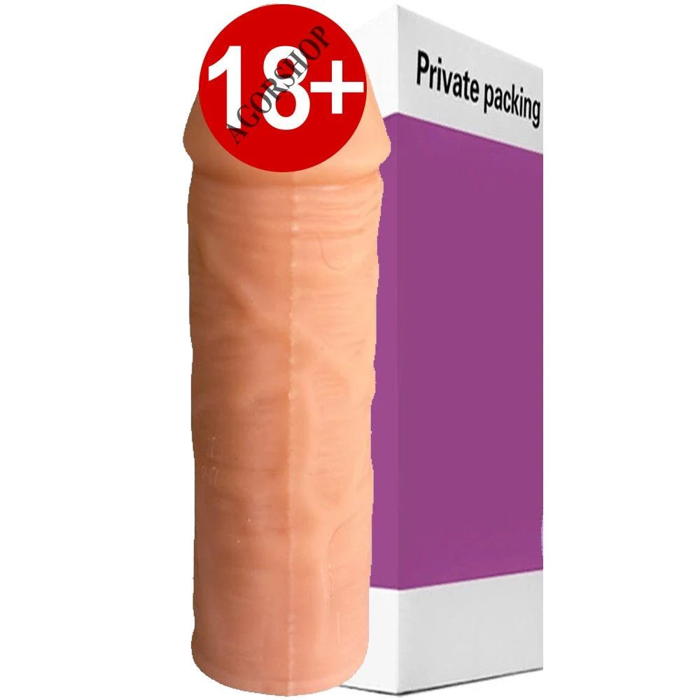 Yumuşak Ten Dokusu Flesh Realistik Penis Kılıfı