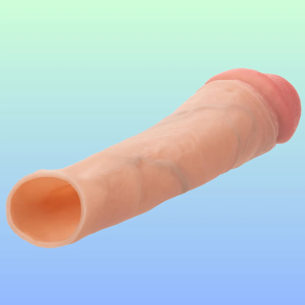 Calexotics Silicone Penis Extension System Penis Kılıfı 20 Cm-Skin
