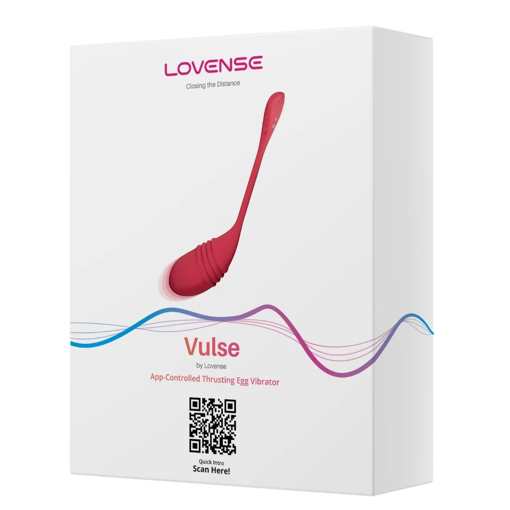 Lovense Vulse Telefon Kontrollü İtme ve Titreşimli Giyilebilir Vibratör