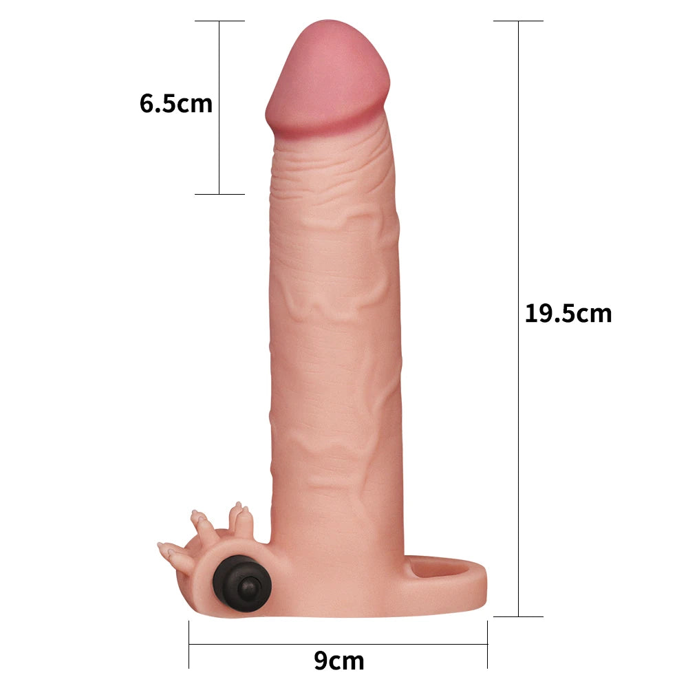 Lovetoy Pleasure X-Tender Vibrating Sleeve Titreşimli Penis Kılıfı
