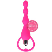 Erox Anal Fantasy Boğumlu 10 Mod Titreşimli Anal Vibratör-Pink