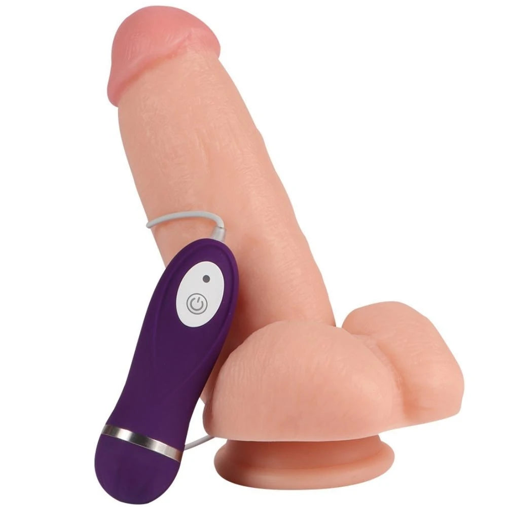 Shequ Vibrating Dildo Red Eagle 16 cm Titreşimli Realistik Penis SQ-WBC10013