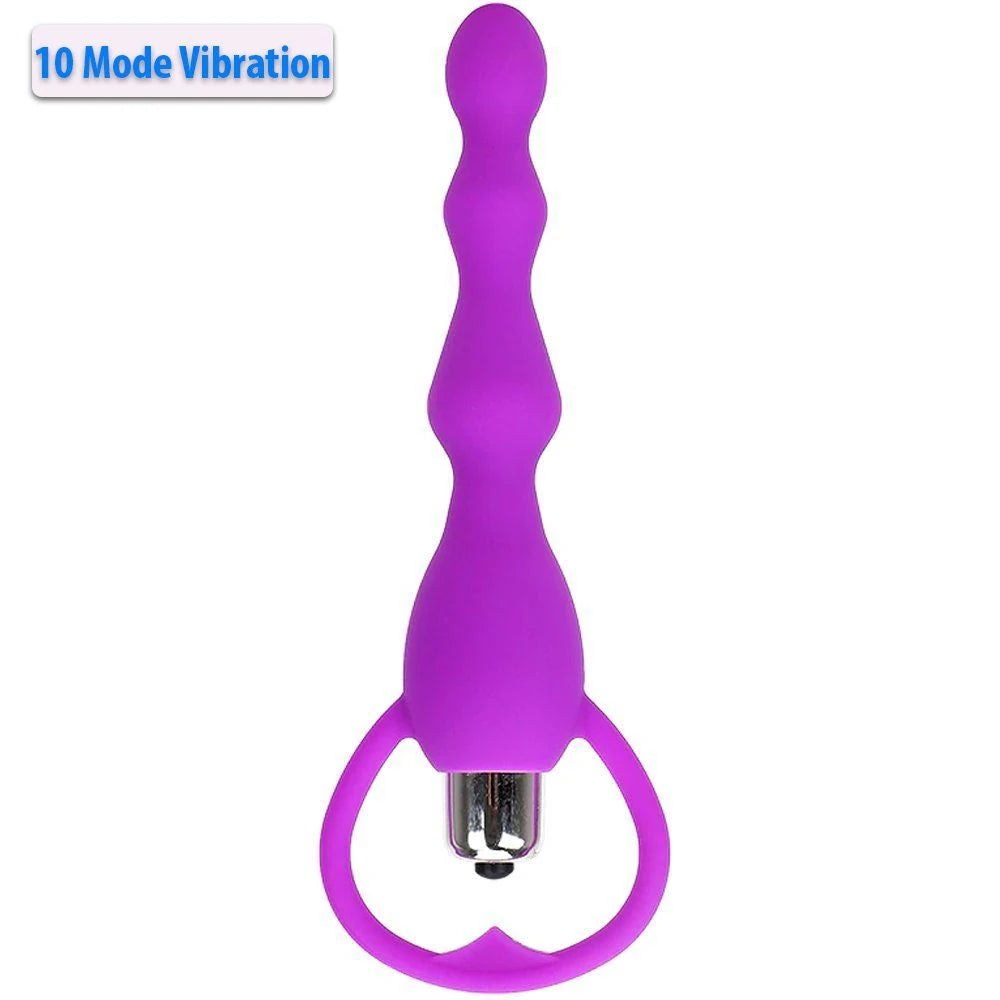 Frowzer Anal Fantasy Boğumlu 10 Mod Titreşimli Anal Vibratör-Purple
