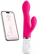 Lovense Nora Telefon Kontrollü Döner Başlıklı Rabbit Vibratör