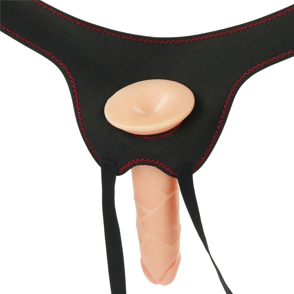 Lovetoy Easy Strapon 19 cm Kemerli Testissiz Realistik Penis