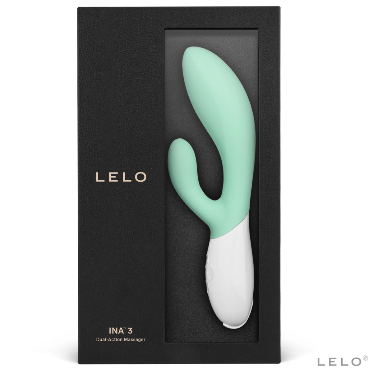 Lelo İna 3 G-Noktası ve Klitoral Rabbit Vibratör-Seafoam