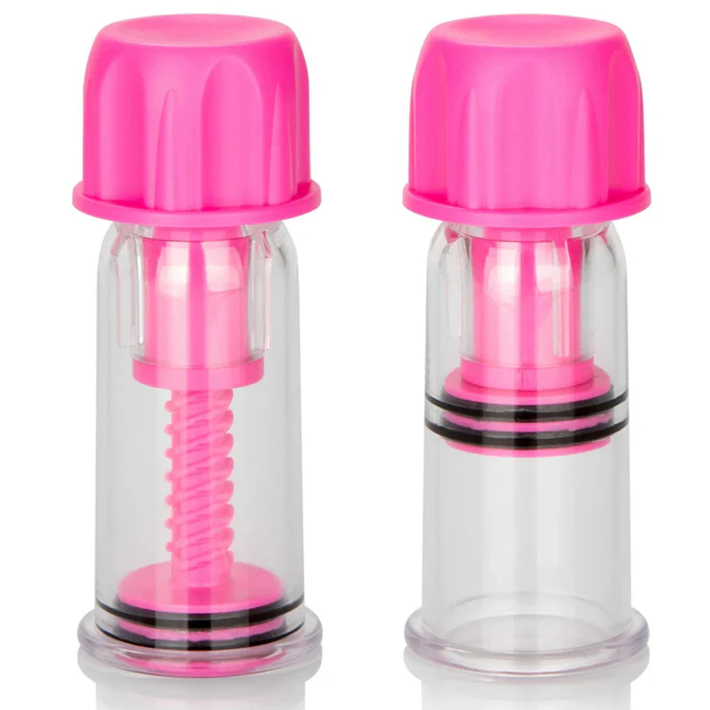 Calexotics Vacuum Twist Suckers Göğüs ucu Sıkıştırıcı