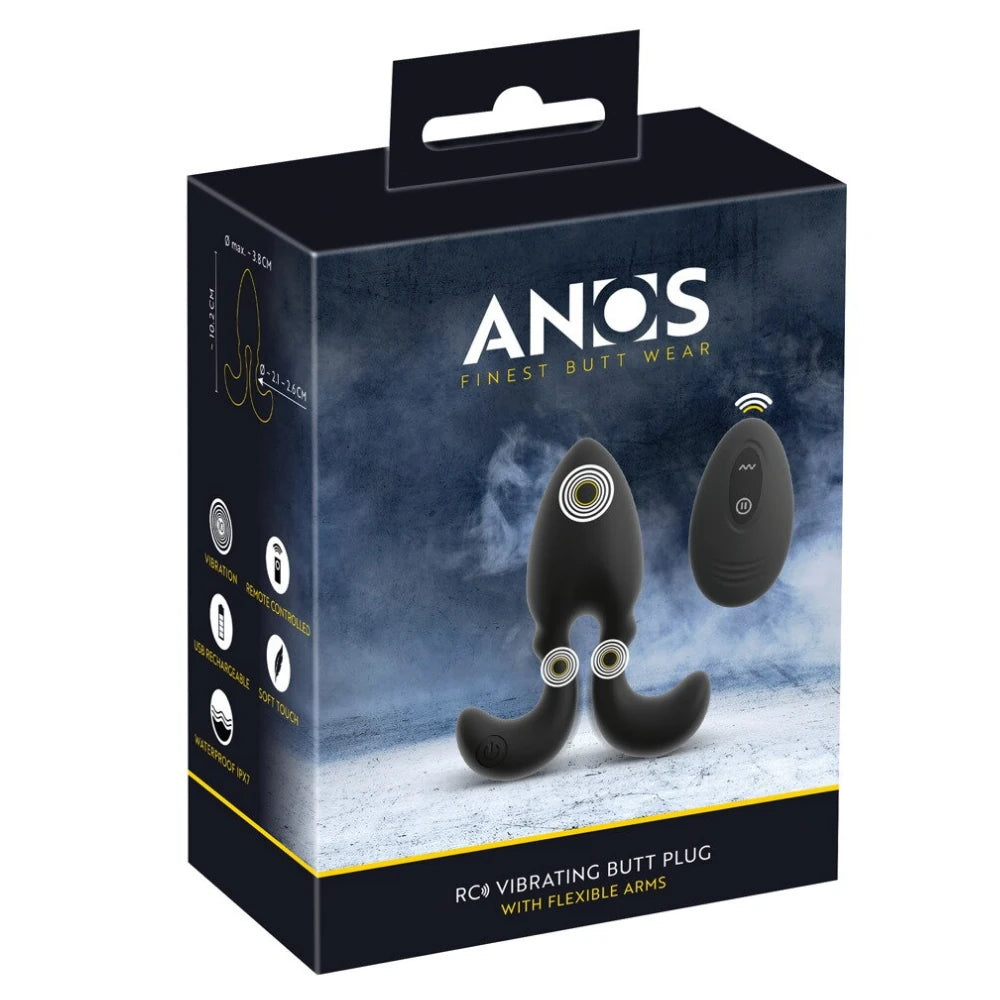 Anos Flexible Arms Uzaktan Kumandalı Anal Vibratör
