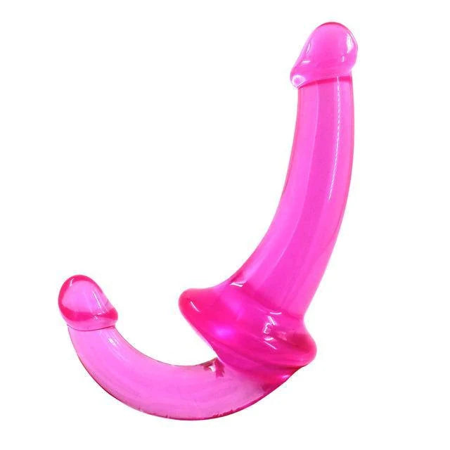 Frowzer Jelly Silicone Flexible Strapless Strap-On Pink