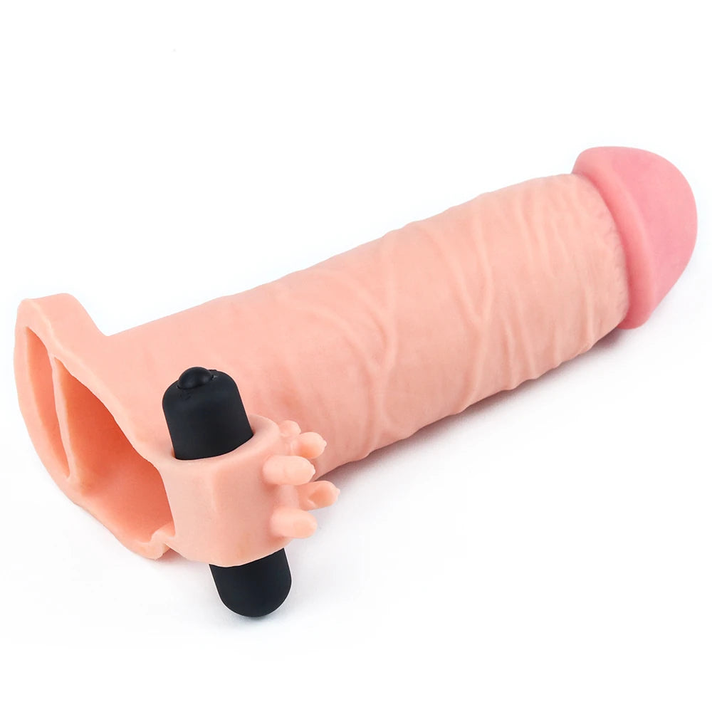 Lovetoy Pleasure X-Tender Vibrating Sleeve Titreşimli Penis Kılıfı LV1061