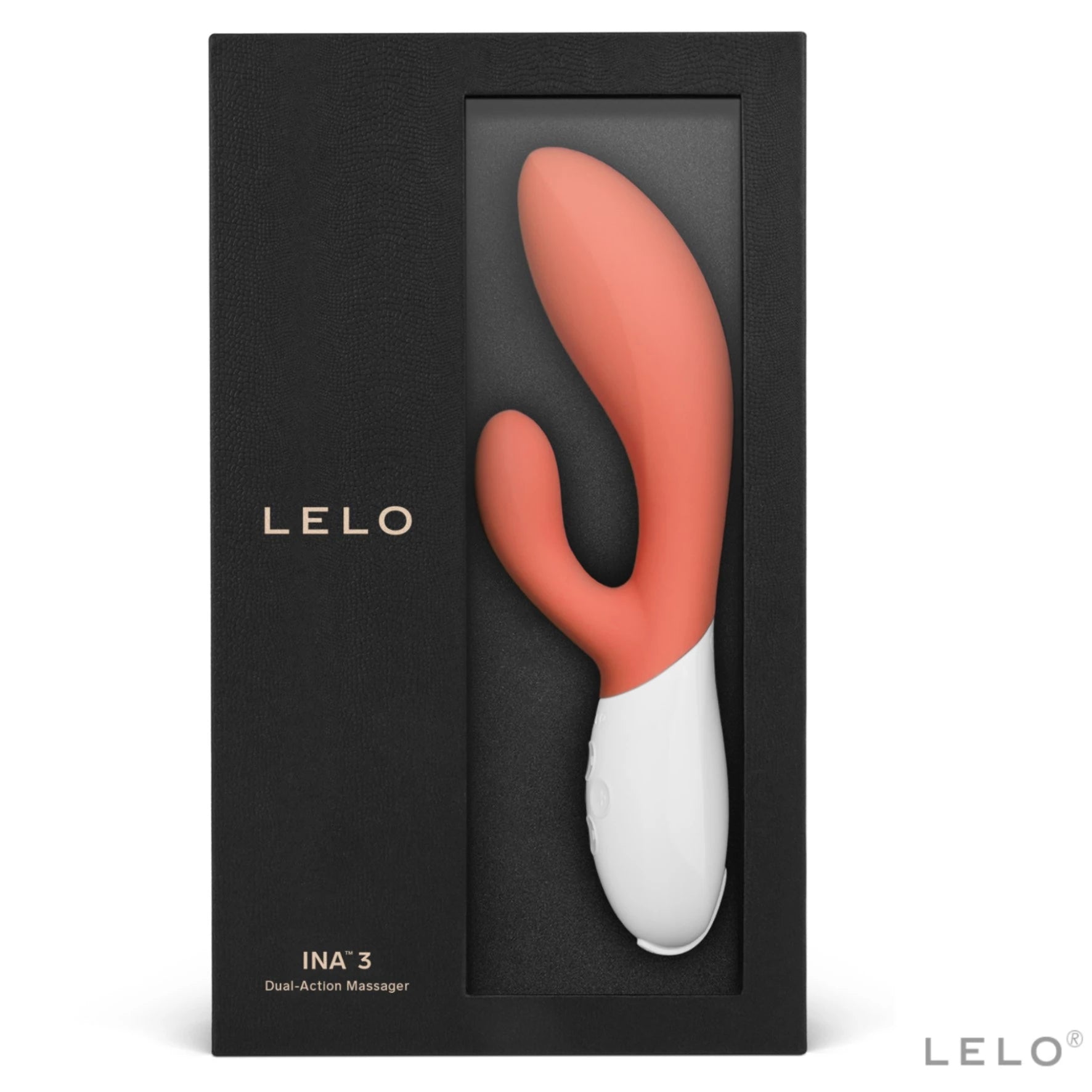 Lelo İna 3 Coral G-Noktası ve Clitoral Rabbit Vibratör