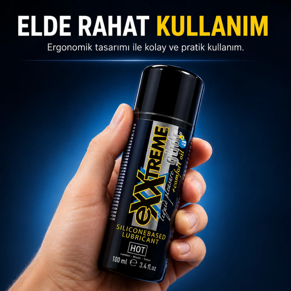 Hot Exxtreme Glide Silikon Bazlı Kayganlaştırıcı Jel 50 Ml.