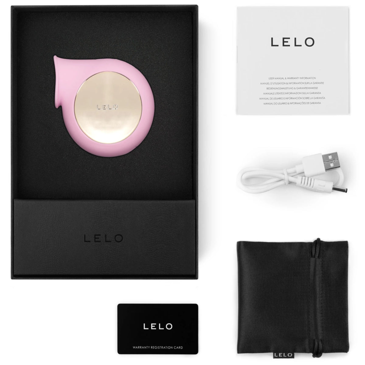 Lelo Sila Sonic Clitoral Massager Emiş Güçlü Vibratör-Pink