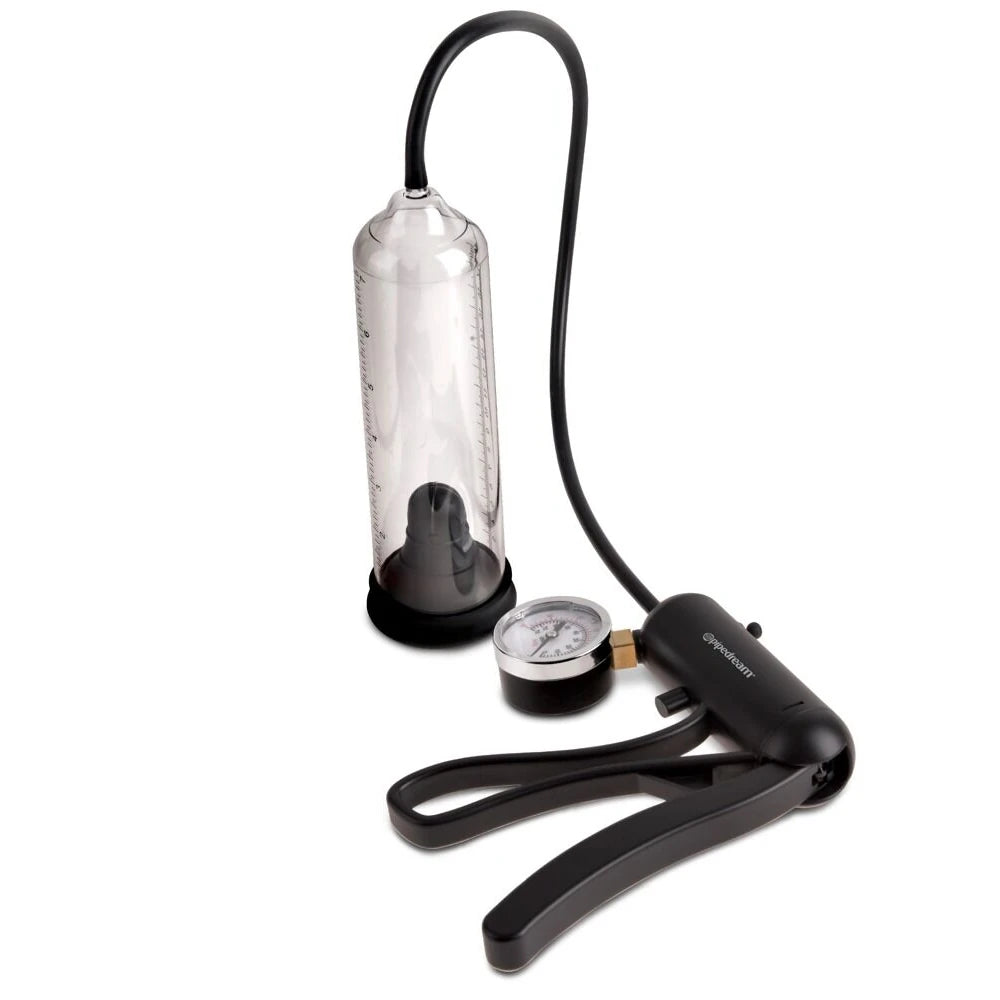 Pipedream Pump Worx Pro-Gauge Power Basınç Göstergeli Penis Pompası