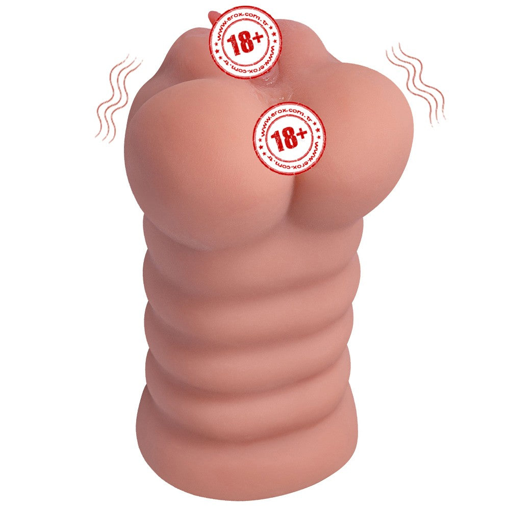 Shequ Ramar Vibrating Pussy Titreşimli Anal ve Vajinal Masturbator SQ-MAV60128