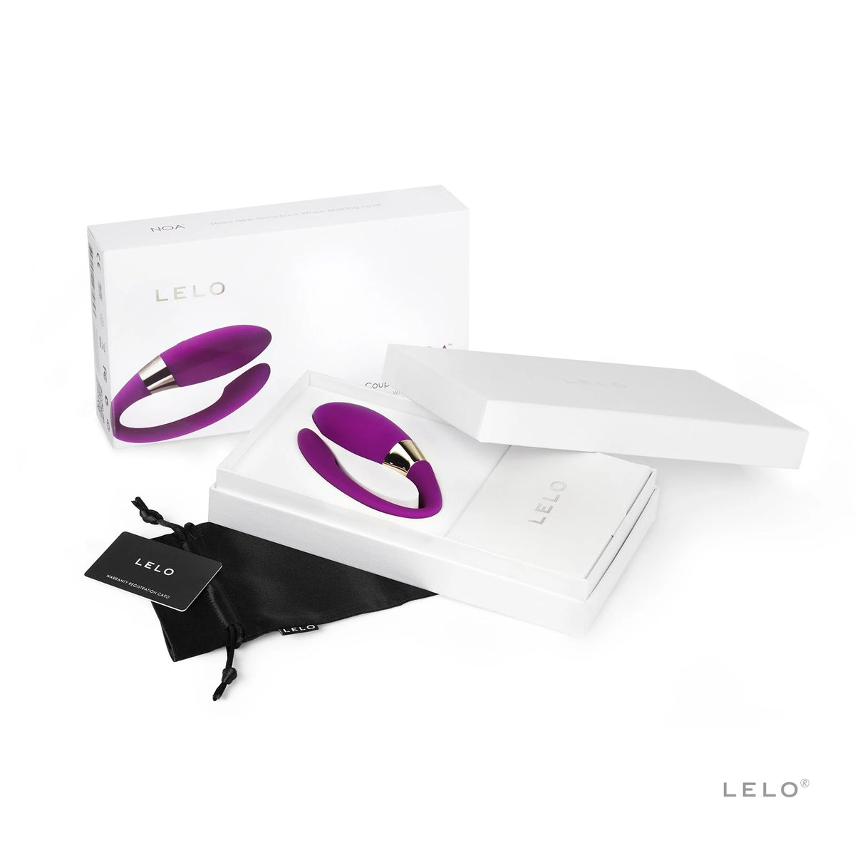Lelo Noa Giyilebilir Couples Vibratör-Deep Rose