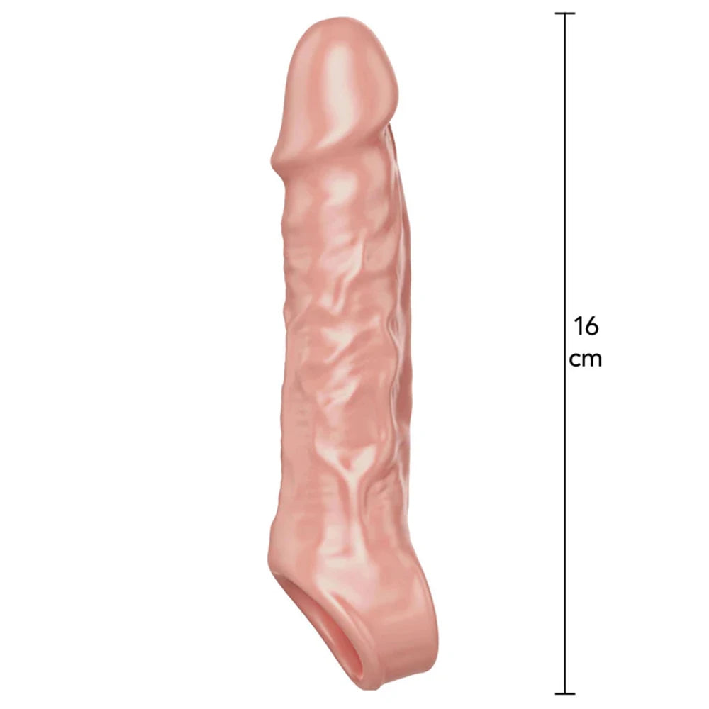ToyJoy Get Real Extension Sleeve TPE Medium 16 cm Ten Penis Kılıfı