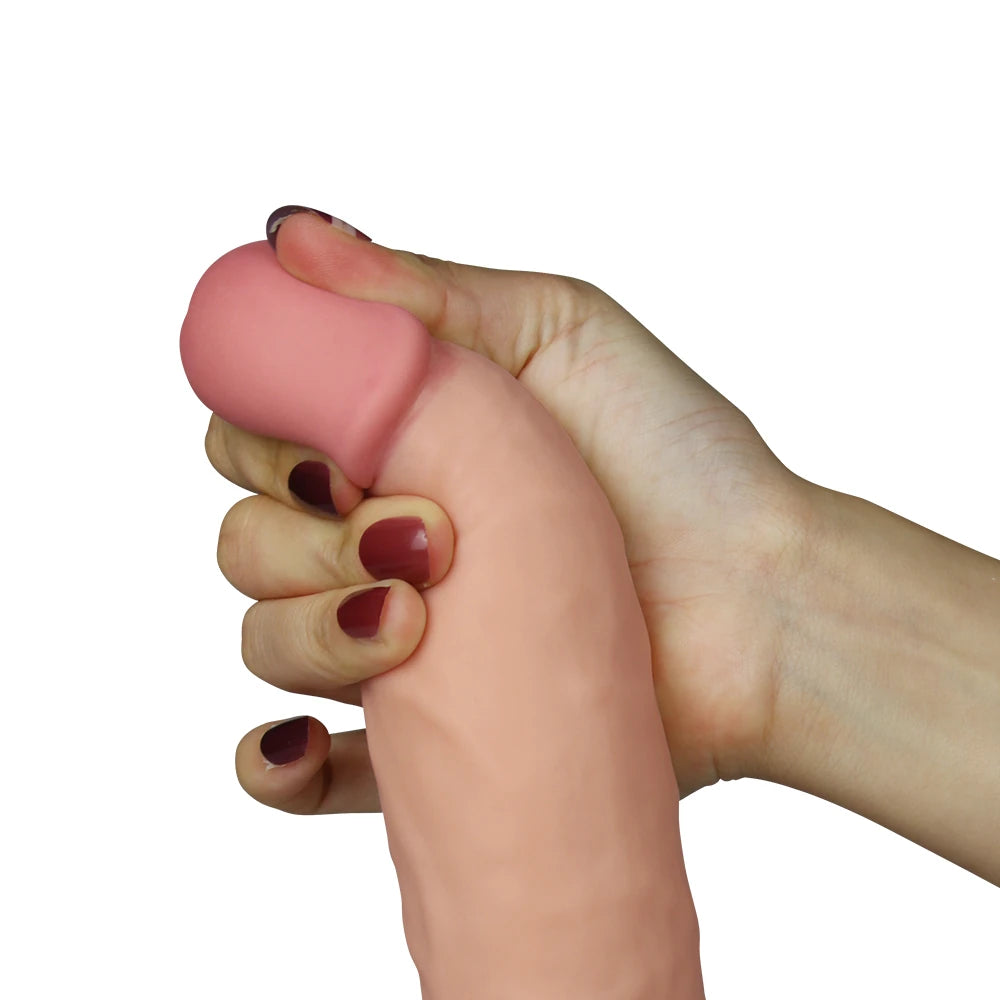 Lovetoy The Ultra Soft Dude Dildo 20 Cm Titreşimli Realistik Penis LV1093
