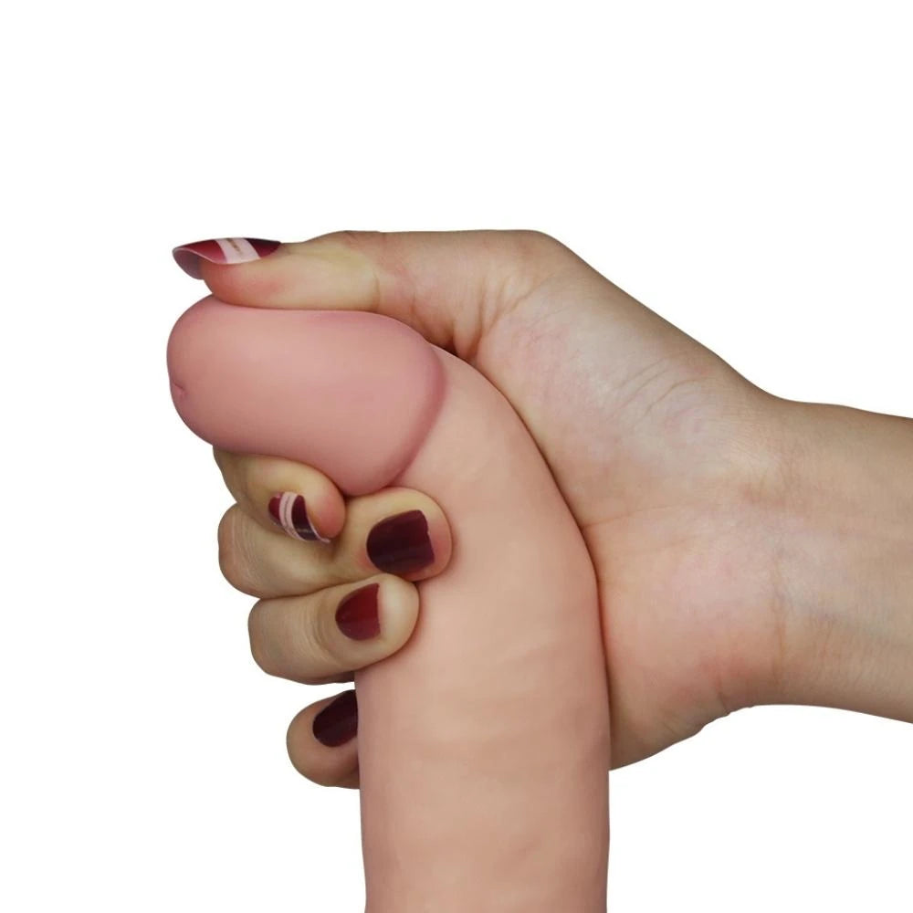 Lovetoy The Ultra Soft Dude Belden Bağlamalı Realistik Vibratör 18 Cm