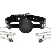 Pipedream Fetish Fantasy Series Ball Gag & Nipple Clamps