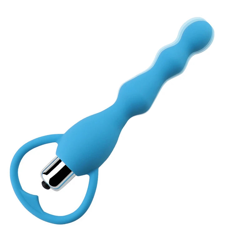 Frowzer Anal Fantasy Boğumlu 10 Mod Titreşimli Anal Vibratör-Blue