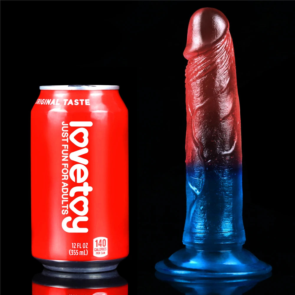 Lovetoy Dazzle Studs Dildo 17.5 cm Realistik Penis LV318010