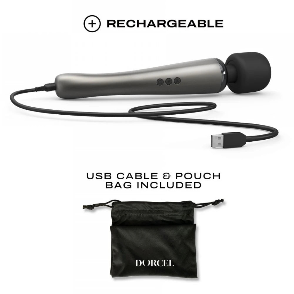 Dorcel Megawand 20 Modlu Ultra Güçlü Masaj Wand Vibratör