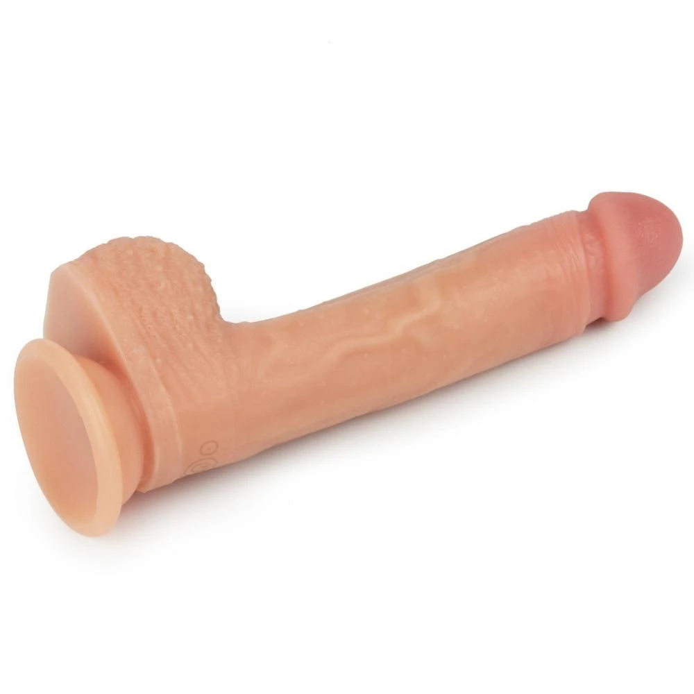 Lovetoy Liam Dual Layered Silicone Dildo Dönebilen Realistik Penis LV4031