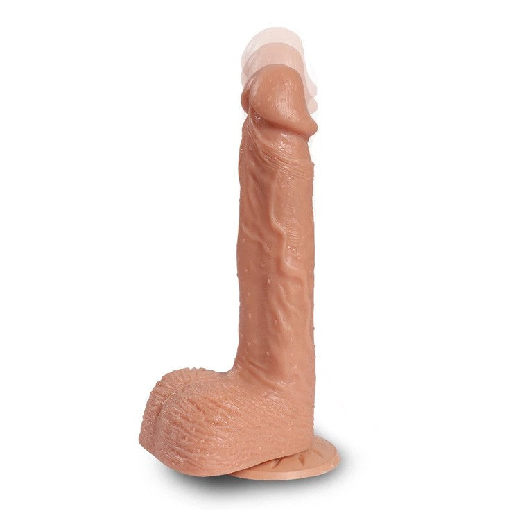 MeyraBest Ultra Soft Dokuda Teleskopik İleri Geri Hareketli Realistik Vibratör 20cm.