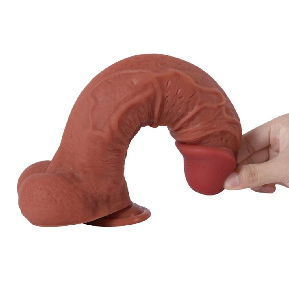 Xise Dildo Series Jihad King Natural Doku 27 Cm Büyük Realistik Penis