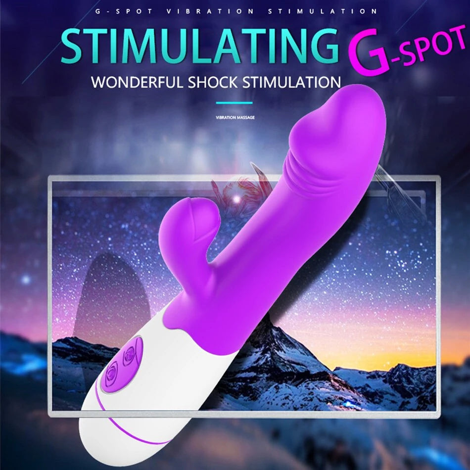 Frowzer Mix Vibe 30 Mod Titreşimli Rabbit Vibratör-Purple