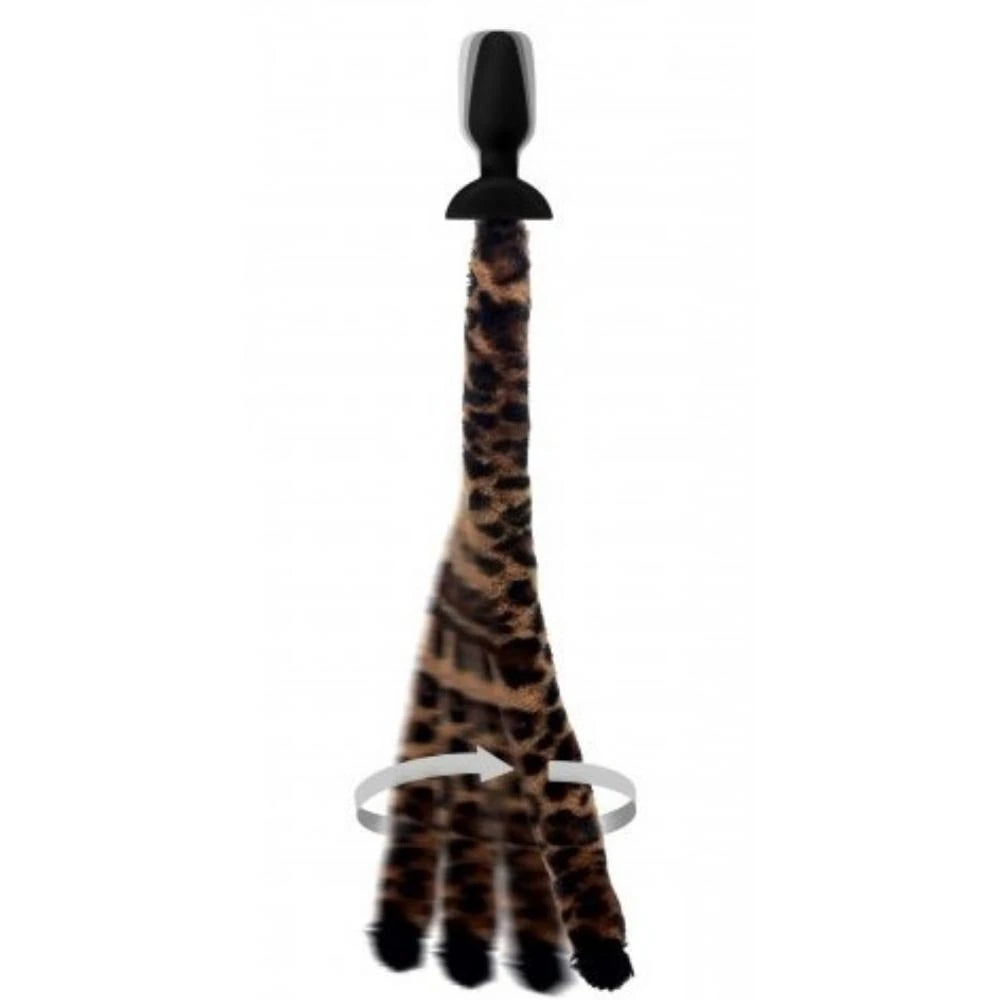 Xr Tailz Waggerz Hareketli Leopar Kuyruklu Anal Plug