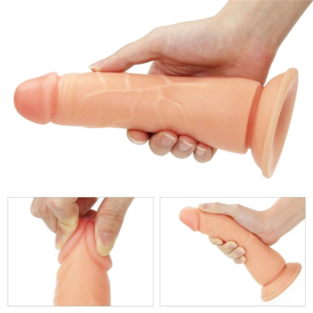 Lovetoy Easy Strapon 19 cm Kemerli Testissiz Realistik Penis