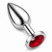 Frowzer Anal Fantasy Luxury Diamond Red Taşlı Çelik Metal Anal Plug – Large