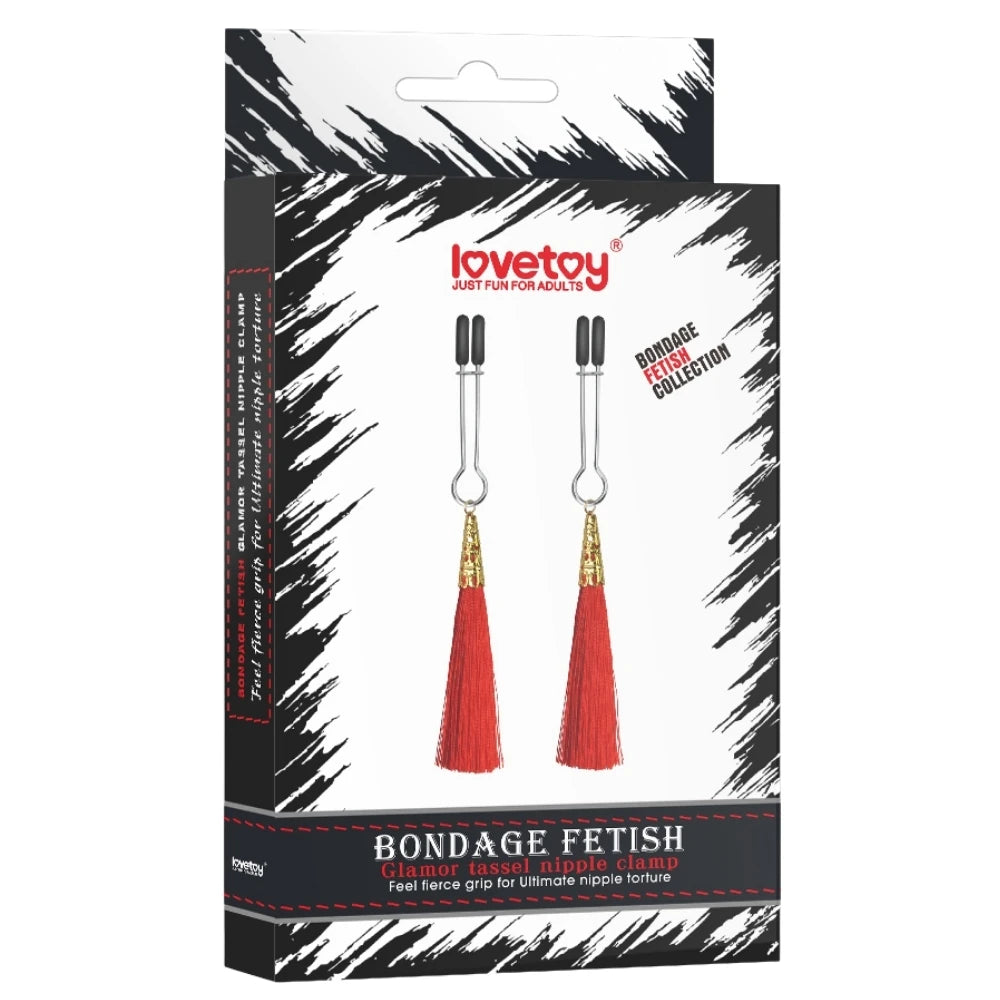 Lovetoy Glamor Tassel Nipple Clamp Göğüs Klipsi LV761009
